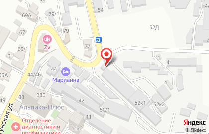 Автомойка в Сочи на карте