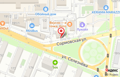 Автомагазин Автосклад в Карасунском округе на карте