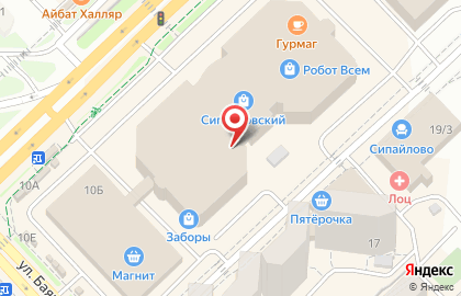 Афоня на улице Маршала Жукова на карте