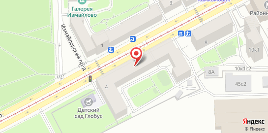 Стоматология ANIDENT на Измайловской на карте
