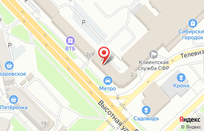 Тесис систем на Высотной улице на карте
