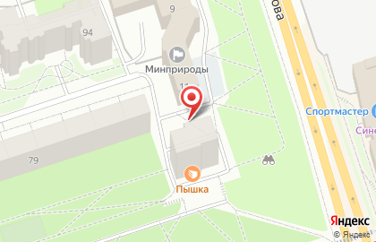 Пышка на Петропавловской улице на карте