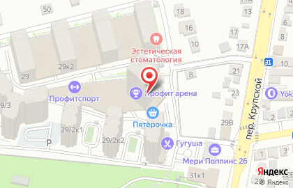 Компания Марка Ткани в переулке Крупской на карте