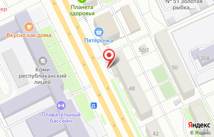 Киоск по продаже шаурмы на Октябрьском проспекте на карте