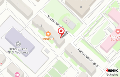 Закусочная Милана на карте