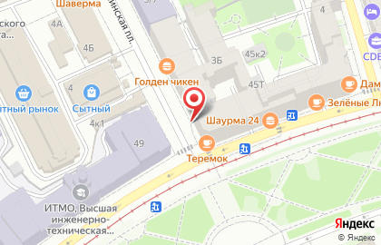 Магазин Союзпечать на Сытнинской площади на карте