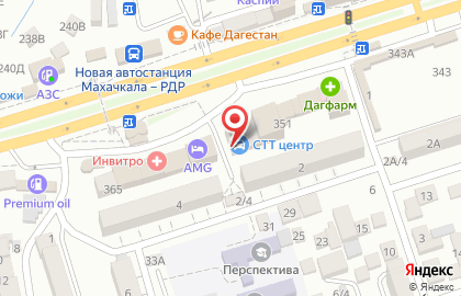 Магазин автозапчастей AutoPolka.ru на проспеке Али-Гаджи Акушинского на карте