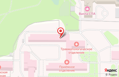 Видновская центральная районная больница на Заводской улице на карте