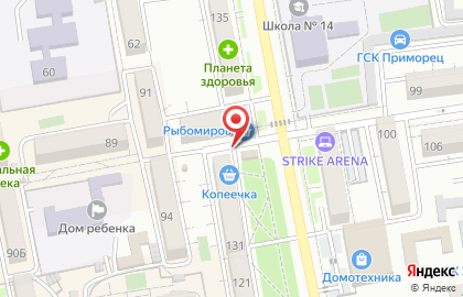 Магазин фруктов и овощей во Владивостоке на карте