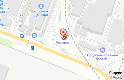 АЗС Ростнефть на Троллейбусной улице на карте