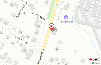 Автокомплекс Автопорт на улице Новаторов на карте
