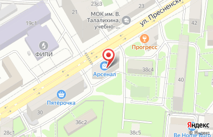 Оружейный магазин Арсенал в Москве на карте