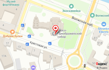 Спасо-Преображенский кафедральный собор на Крестовой улице на карте