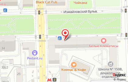 Оптовая фирма Чайные традиции в Измайловском проезде на карте