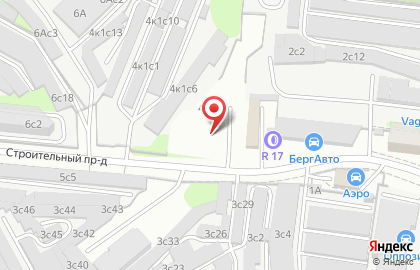 Магазин Avtochery.ru в Строительном проезде на карте