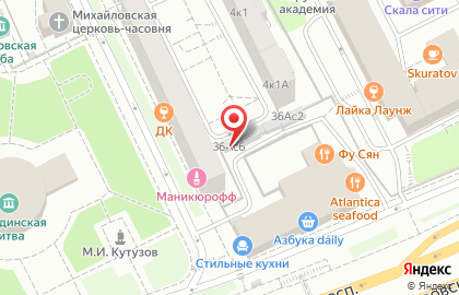 Строительная компания Люкс Строй на Кутузовском проспекте на карте