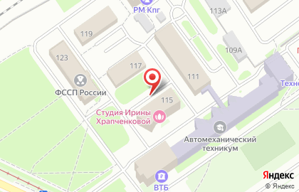 Флагман на проспекте Ленина на карте