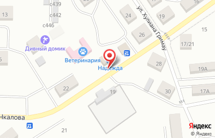 Надежда на улице Чкалова на карте