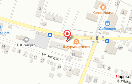 Киоск по ремонту обуви на Октябрьской улице на карте