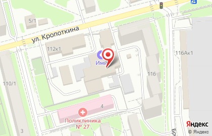 Похоронный дом ИМИ на метро Гагаринская на карте
