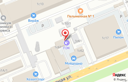 Транспортная компания ПЭК в Красноярске на карте