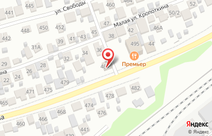 Шиномонтажная мастерская в Калининском районе на карте