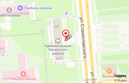 Территориальная избирательная комиссия г. Новосибирска на улице Станиславского на карте