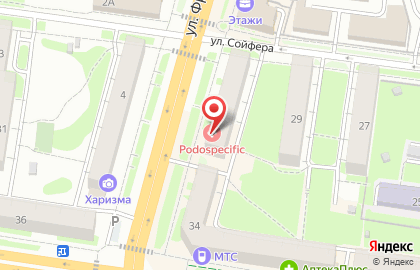 Коммерческий банк Геобанк в Советском районе на карте
