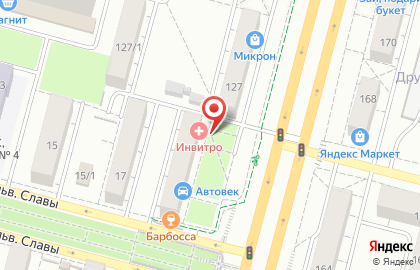 На Бульваре в Орджоникидзевском районе на карте