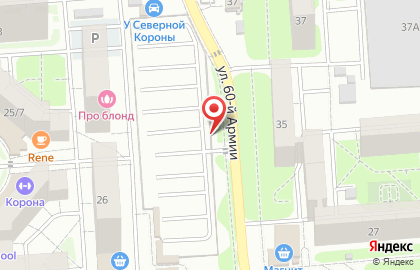 Автостоянка в Воронеже на карте