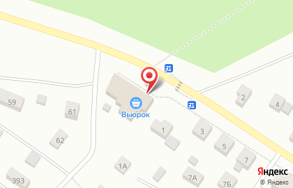 Супермаркет Впрок в Первомайском районе на карте