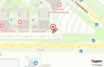 Киоск по продаже питьевой воды Ключ к здоровью на проспекте Альберта Камалеева на карте