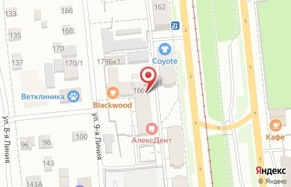 Кафе Удача на улице Богдана Хмельницкого на карте