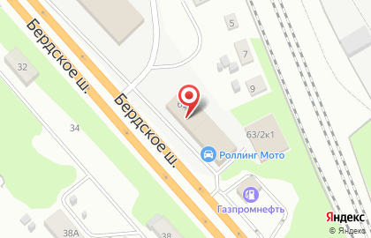 Автосалон Форд в Новосибирске на карте