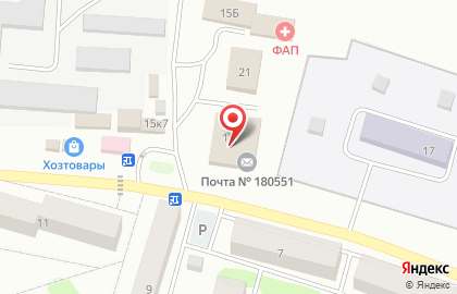 Почтовое отделение д. Писковичи на карте