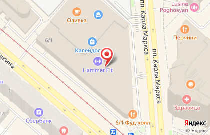 Стройкрасиво на площади Карла Маркса на карте