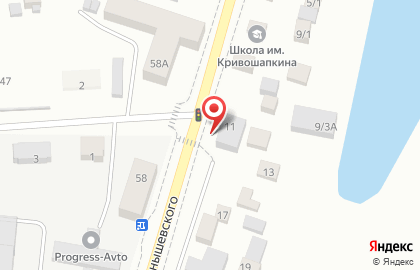 Транспортная компания Логистика на улице Чернышевского на карте