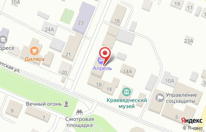 Гостиница Апрель, гостиница в Мамадыше на карте
