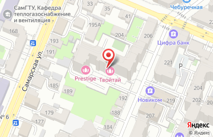 Школа танцев Индиго на Чапаевской улице на карте