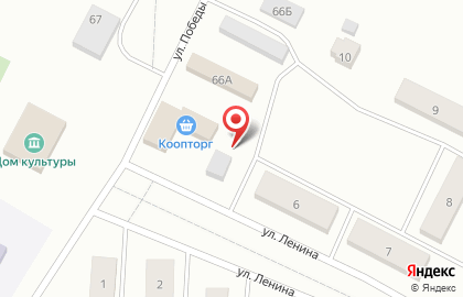 Магазин Шуваловские колбасы на улице Ленина на карте