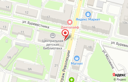Всероссийское общество инвалидов на улице Буревестника на карте