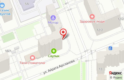 Супермаркет Магнит на улице Виктора Сажинова на карте