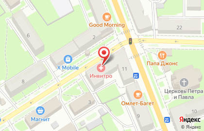 Магазин постельного белья ABC на Большой Санкт-Петербургской улице на карте