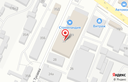 Магазин Стройландия в Уфе на карте