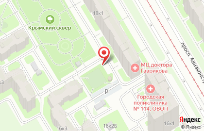 Сеть киосков по продаже питьевой воды КЛЮЧ ЗДОРОВЬЯ на проспекте Авиаконструкторов, 18а киоск на карте