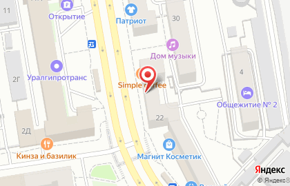 Зимушка на улице Свердлова на карте