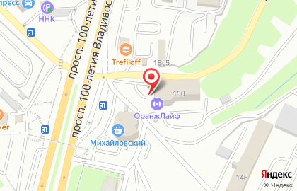 Торговый дом Колорит на проспекте 100-летия Владивостока на карте