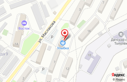 Гостиница Прибой во Владивостоке на карте