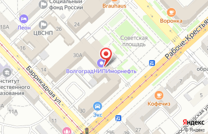 Банк ВТБ в Волгограде на карте