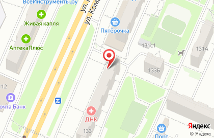 Парикмахерская Меланж в Тракторозаводском районе на карте